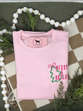 MERRY & BRIGHT TREE Embroidered T-shirt or Sweatshirt