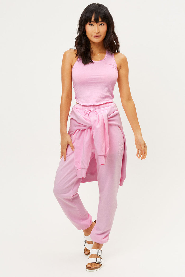 Messman Love Pink Crop Tank