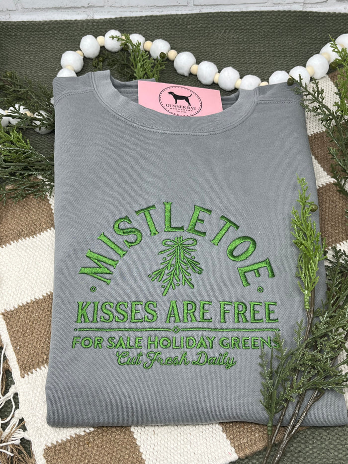 MISTLETOE Embroidered T-shirt or Sweatshirt