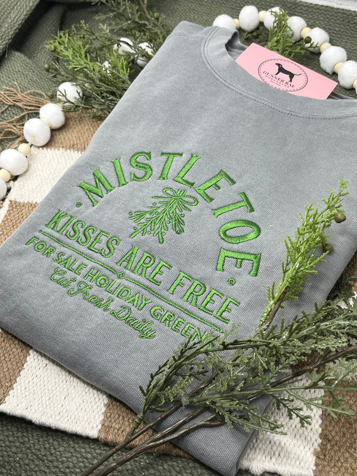 MISTLETOE Embroidered T-shirt or Sweatshirt