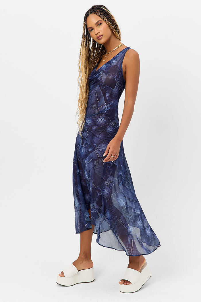 Molly Midi Dress Blue Jean