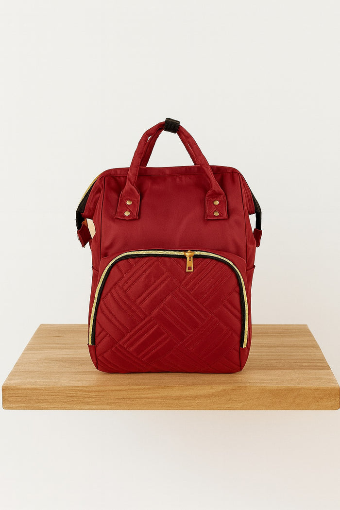 Mommy Shoulder Diaper Bag - Red