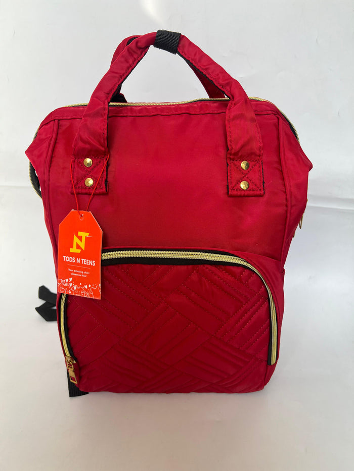 Mommy Shoulder Diaper Bag - Red