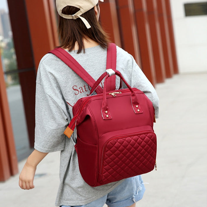 Mommy Shoulder Diaper Bag - Red
