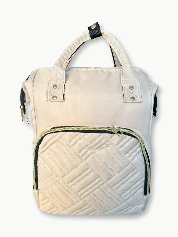 Mommy Shoulder Diaper Bag - White