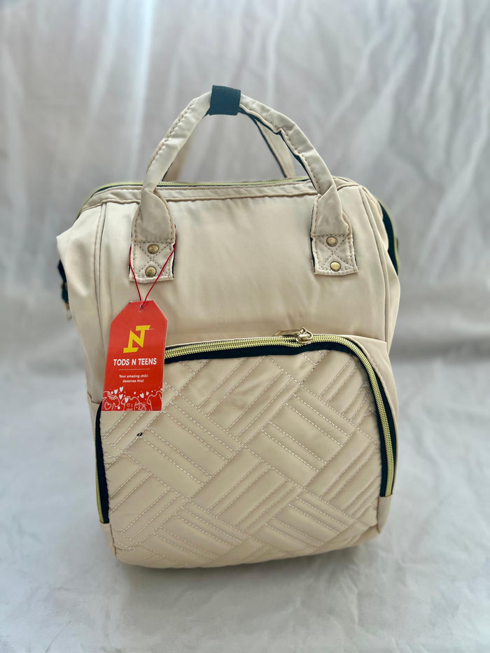 Mommy Shoulder Diaper Bag - White