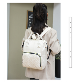 Mommy Shoulder Diaper Bag - White