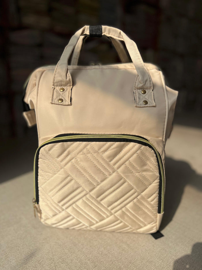 Mommy Shoulder Diaper Bag - White