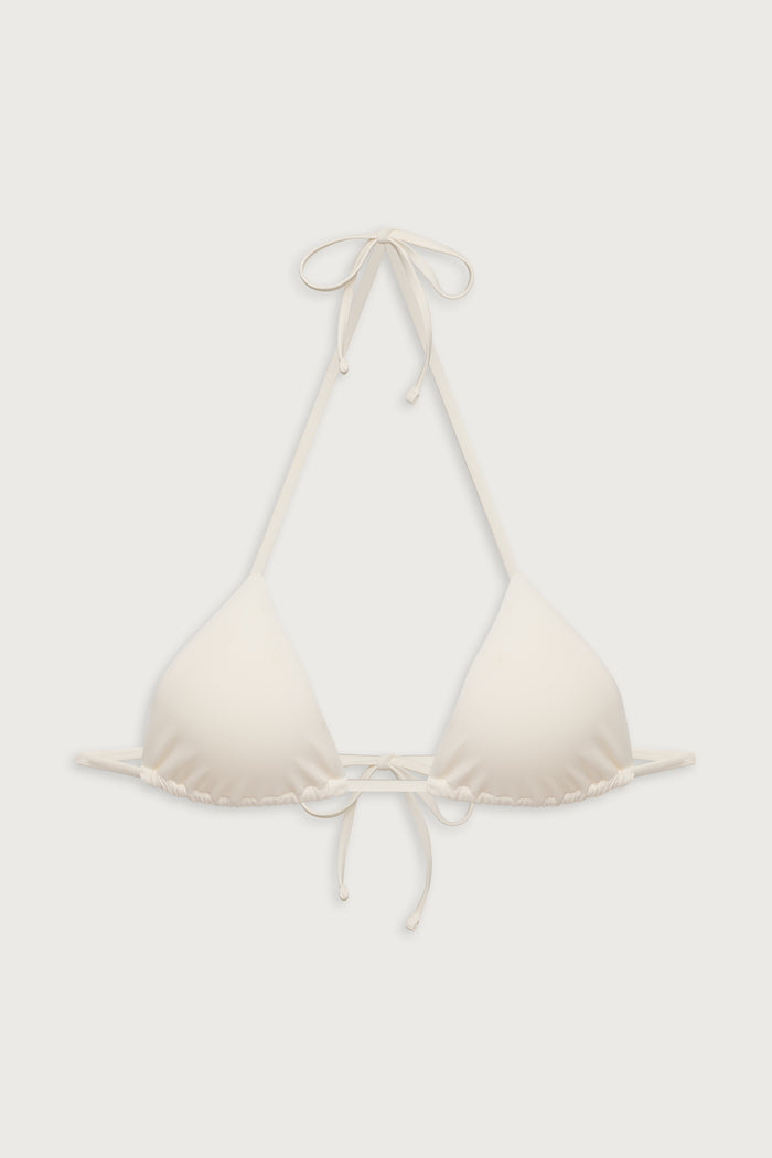 Nick triangle halter bikini top sunrose