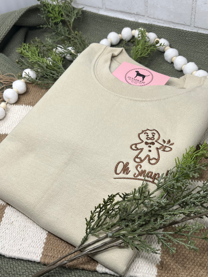 OH SNAP Embroidered T-shirt or Sweatshirt