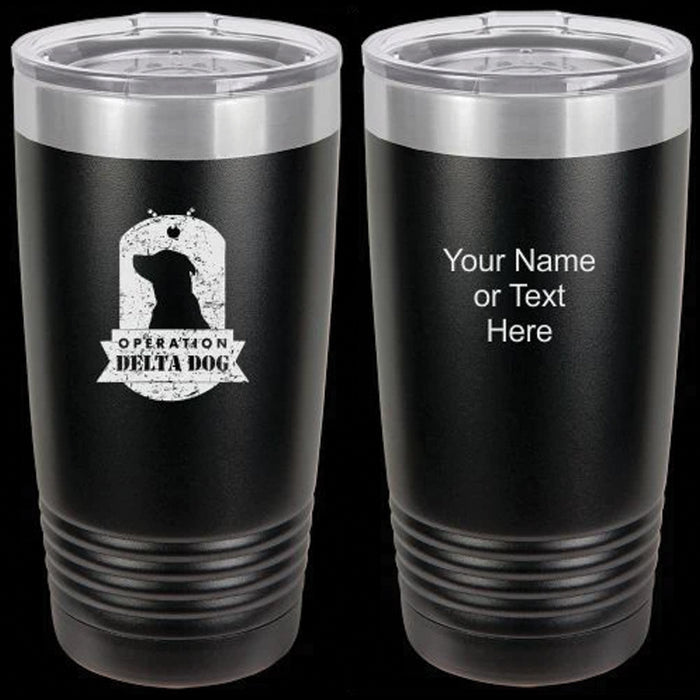 Operation Delta Dog 20oz Personalized Vacuum Insulated Tumbler