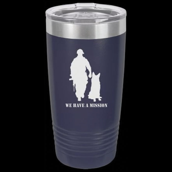 Operation Delta Dog 20oz Personalized Vacuum Insulated Tumbler