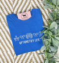 OPTOMETRY LIFE Embroidered T-shirt or Sweatshirt