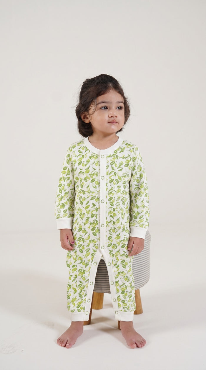 Pack of 3 All-Season Interlock Baby Sleepsuits (0–24 Months)