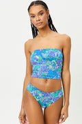 Peace Strapless Good Vibes Top