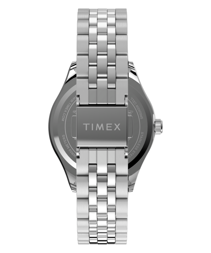 TW2Y85500 Peanuts® x Timex Legacy Snoopy Umbrella Stainless Steel Bracelet Watch   Strap Image