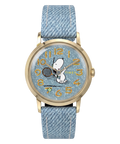 TW2Y12500 Peanuts® x Timex Marlin® 1965 Reissue Inspired Snoopy Tennis 34mm Fabric Strap Watch Primary Image