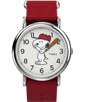 TW2R41400 Peanuts® x Timex Snoopy 38mm Fabric Strap Watch Primary Image