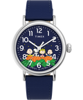 TW2W72700 Peanuts® x Timex Standard Pumpkin Patch 40mm Leather Strap Watch   Primary Image