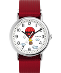 TW2Y11700 Peanuts® x Timex Weekender Balloon 38mm Fabric Strap Watch Primary Image
