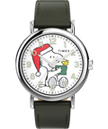 TW2Y12400 Peanuts® x Timex Weekender Holiday Dial 40mm Leather Strap Watch Primary Image