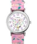 TW2V77800 Peanuts® x Timex Weekender In Bloom 38mm Fabric Strap Watch Primary Image