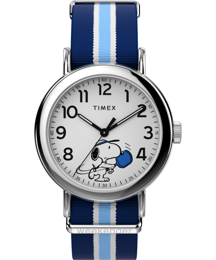 TW2Y50600 Peanuts® x Timex Weekender Pickleball 37mm Fabric Strap Watch Primary Image