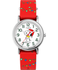 TW2Y39500 Peanuts® x Timex Weekender Snoopy Santa Hat 31mm Fabric Strap Watch Primary Image