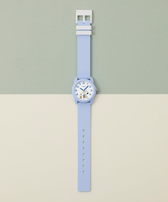 TW2Y51100 Peanuts® x Timex Youth Spring 30mm Silicone Strap Watch Campaign Key Silhouettes (Beauty shots) Image
