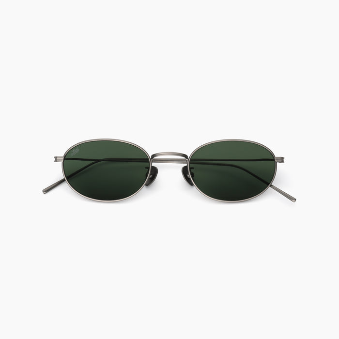 Brushed Gunmetal / Bottle Green