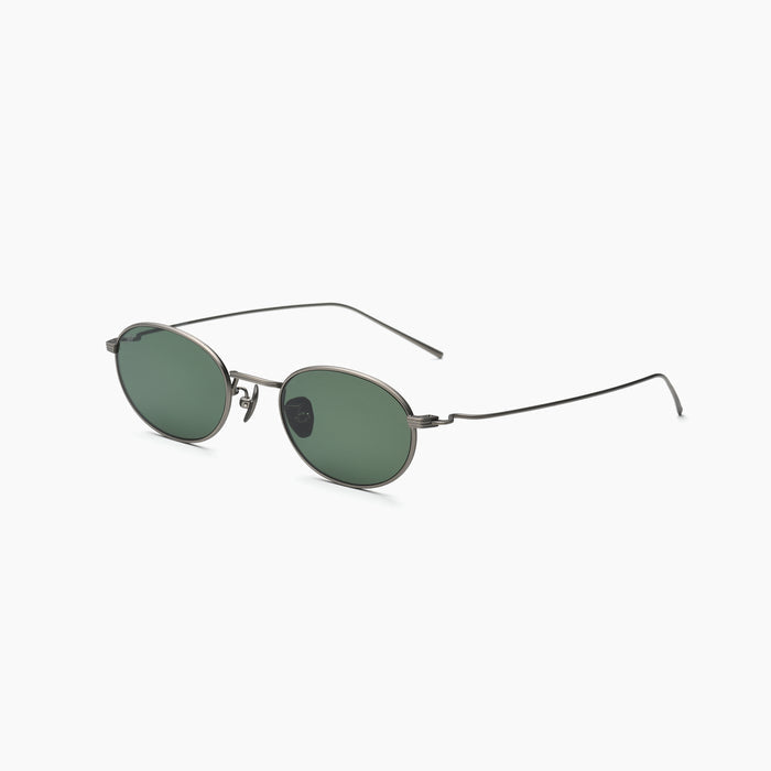 Brushed Gunmetal / Bottle Green