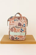 Pink Abstract Baby Diaper Bag