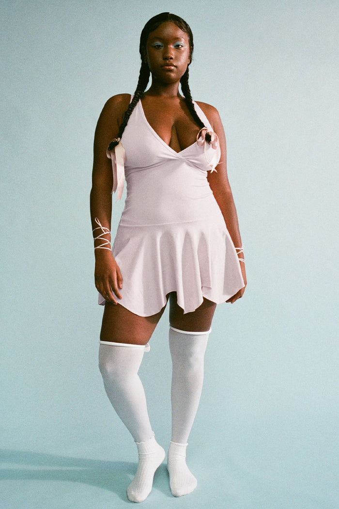 Pirouette Racerback Dress Icy Pink