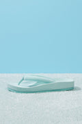 Puffer Padded Baby Blue Flip Flop