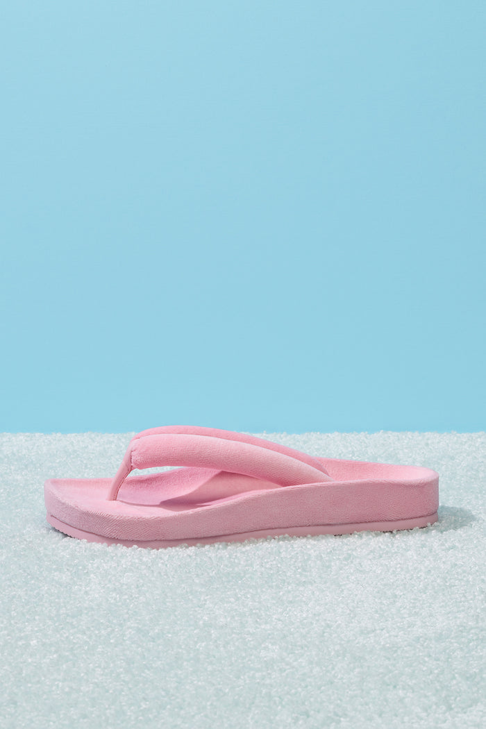 Puffer Padded Baby Pink Flip Flop