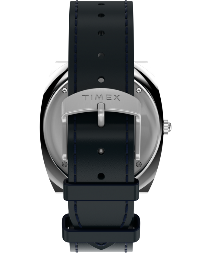 TW2Y31400 Q Timex® 1972 World Time 39mm Leather Strap Watch Strap Image