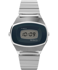 TW2Y06100 Q Timex® 1975 SSQ Digital Reissue 38mm Stainless Steel Bracelet Watch Primary Image