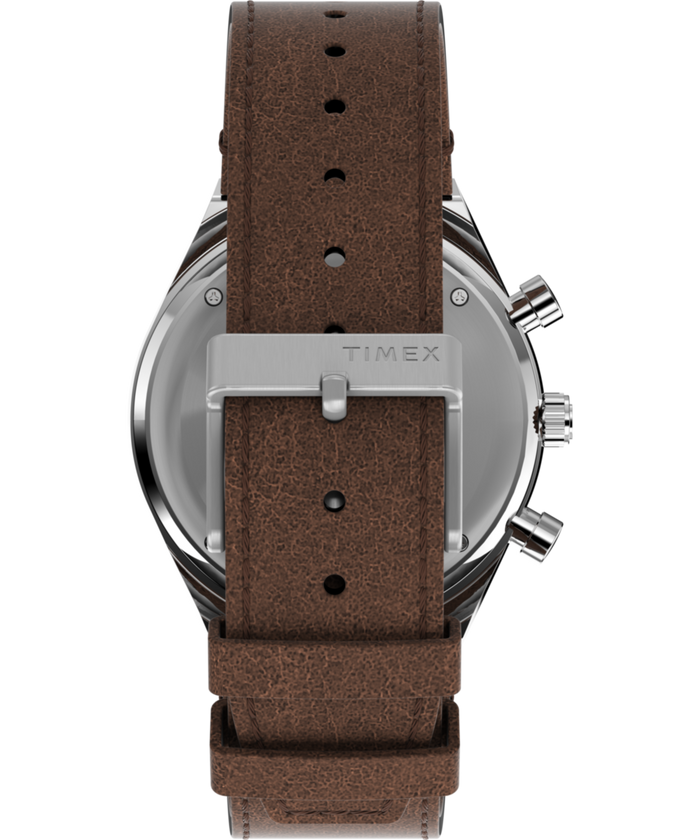 TW2V42800 Q Timex Chronograph 40mm Leather Strap Watch Strap Image