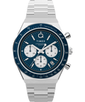 TW2W51600 Q Timex Chronograph 40mm Stainless Steel Bracelet Watch Primary Image
