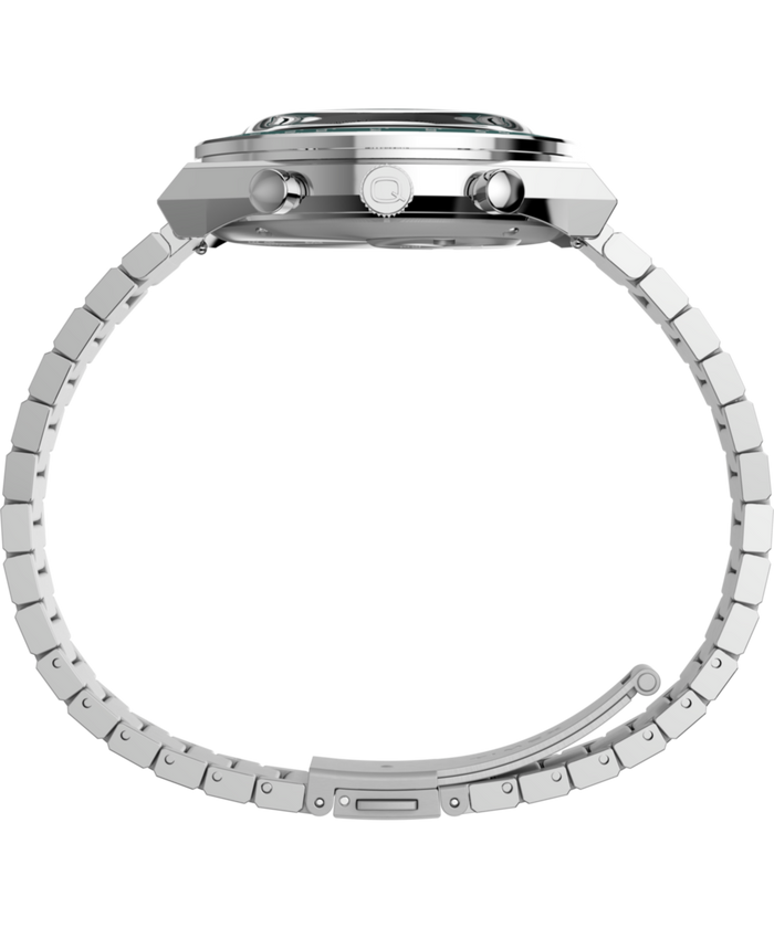 TW2Y88500 Q Timex Chronograph 40mm Stainless Steel Bracelet Watch   Profile Image