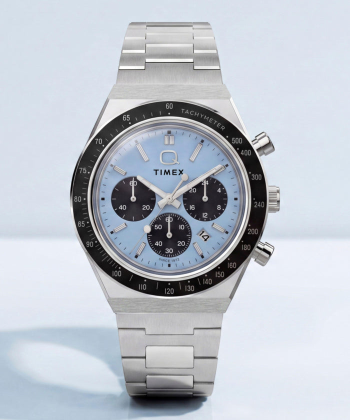 TW2Y88600 Q Timex Chronograph 40mm Stainless Steel Bracelet Watch Collab Additional Image