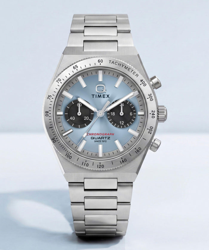 TW2Y92400 Q Timex Continental Chronograph 36mm Stainless Steel Bracelet Watch Collab Additional Image