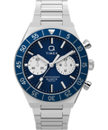 TW2Y55900 Q Timex Continental Chronograph 40mm Stainless Steel Bracelet Watch Primary Image