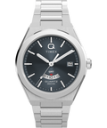 TW2Y12100 Q Timex® Continental GMT 39mm Stainless Steel Bracelet Watch Primary Image