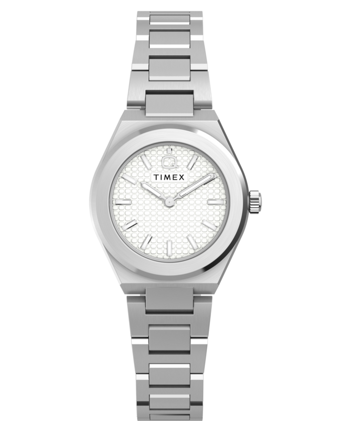 TW2Y68500 Q Timex® Continental Mini 24mm Stainless Steel Bracelet Watch Primary Image