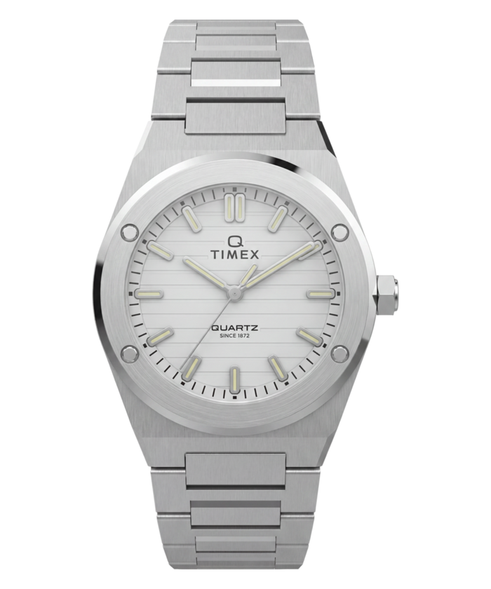 TW2Y81800 Q Timex Marbella 34mm Stainless Steel Bracelet Watch   Primary Image