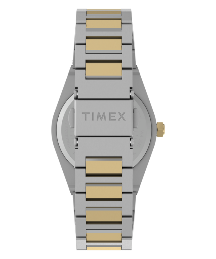 TW2Y81900 Q Timex Marbella 34mm Stainless Steel Bracelet Watch Strap Image