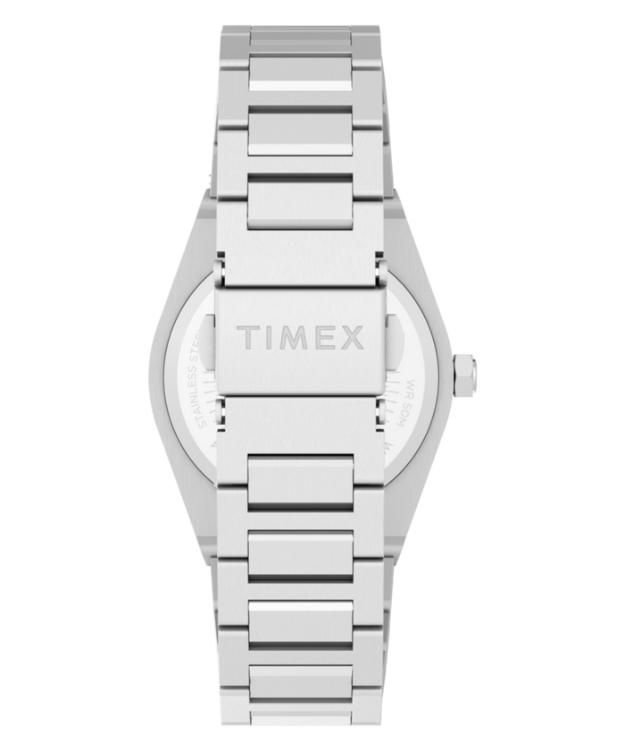 TW2Y81800 Q Timex Marbella 34mm Stainless Steel Bracelet Watch   Strap Image