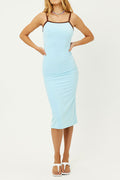 Quinn Terry Midi Dress Dolphin