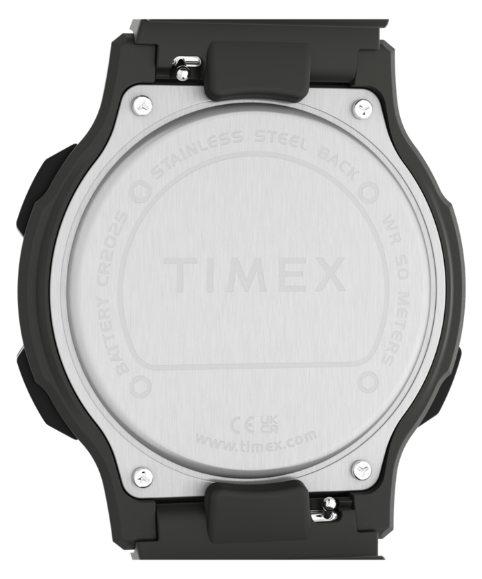 TW5M74000 Retroware Digital 46mm Resin Strap Watch Caseback Image